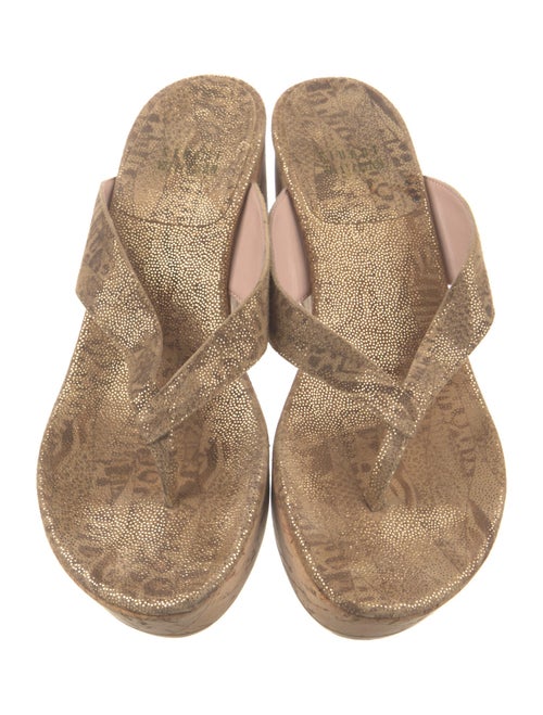 Stuart Weitzman Suede Slides