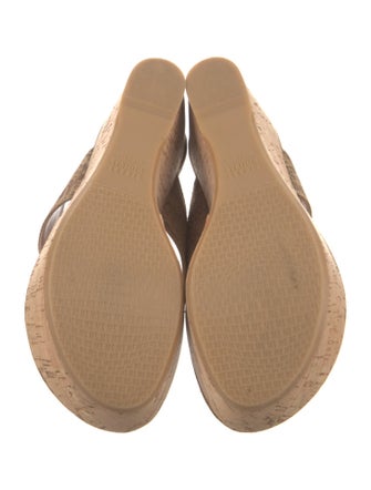 Stuart Weitzman Suede Slides