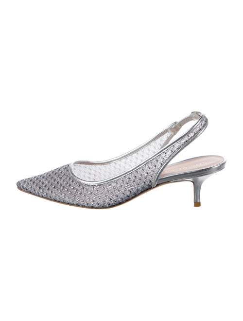 Stuart Weitzman Mesh Slingback Pumps
