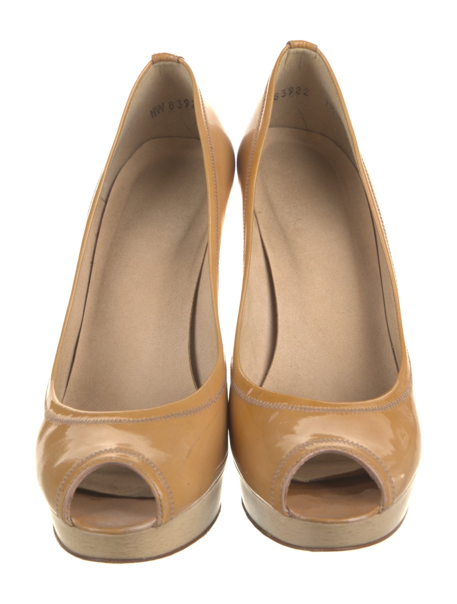 Stuart Weitzman Patent Leather Slingback Sandals