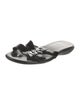 Stuart Weitzman Patent Leather Slides
