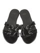 Stuart Weitzman Patent Leather Slides