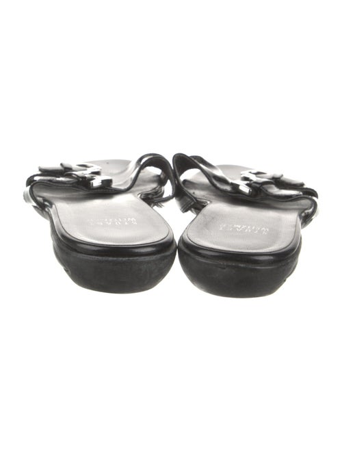 Stuart Weitzman Patent Leather Slides