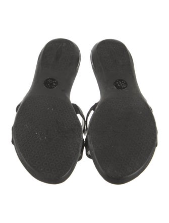 Stuart Weitzman Patent Leather Slides