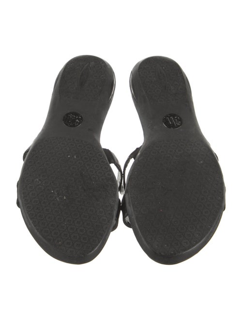 Stuart Weitzman Patent Leather Slides