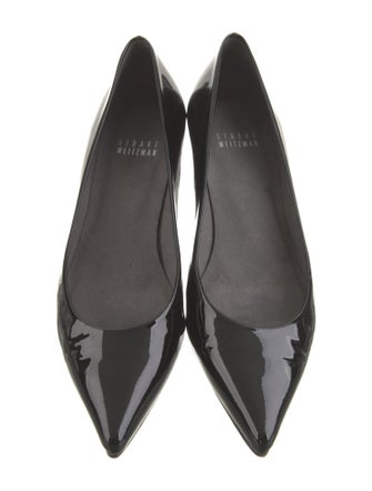 Stuart Weitzman Patent Leather Printed Pumps