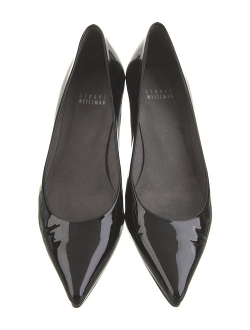 Stuart Weitzman Patent Leather Printed Pumps