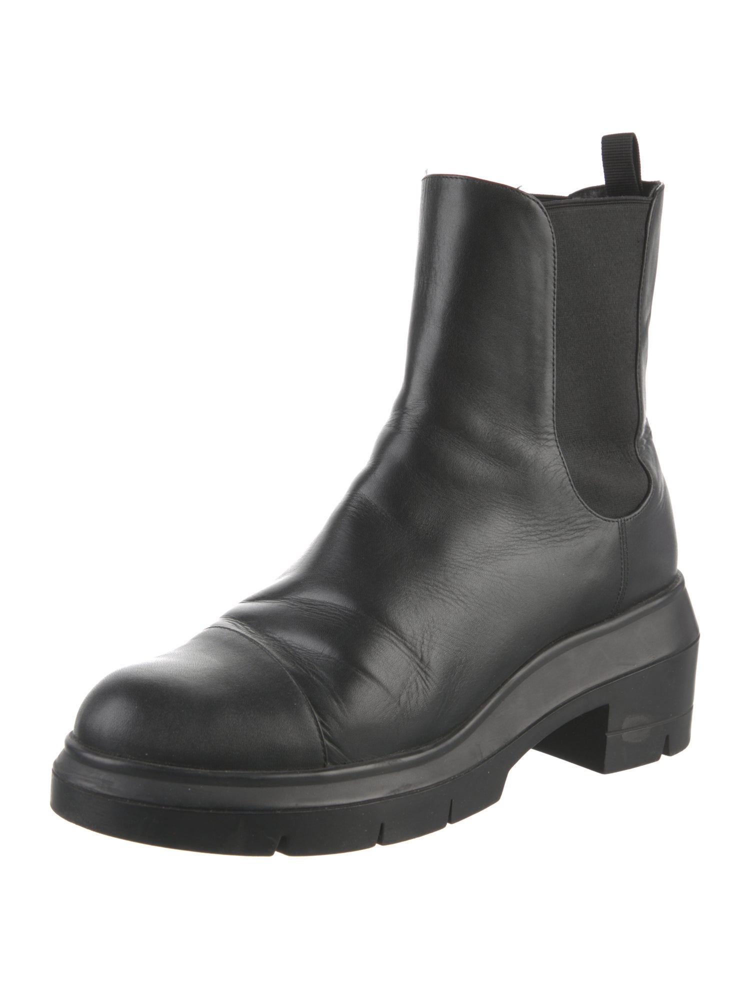 Stuart Weitzman Leather Chelsea Boots