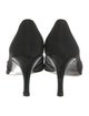 Stuart Weitzman Canvas Bow Accents Pumps