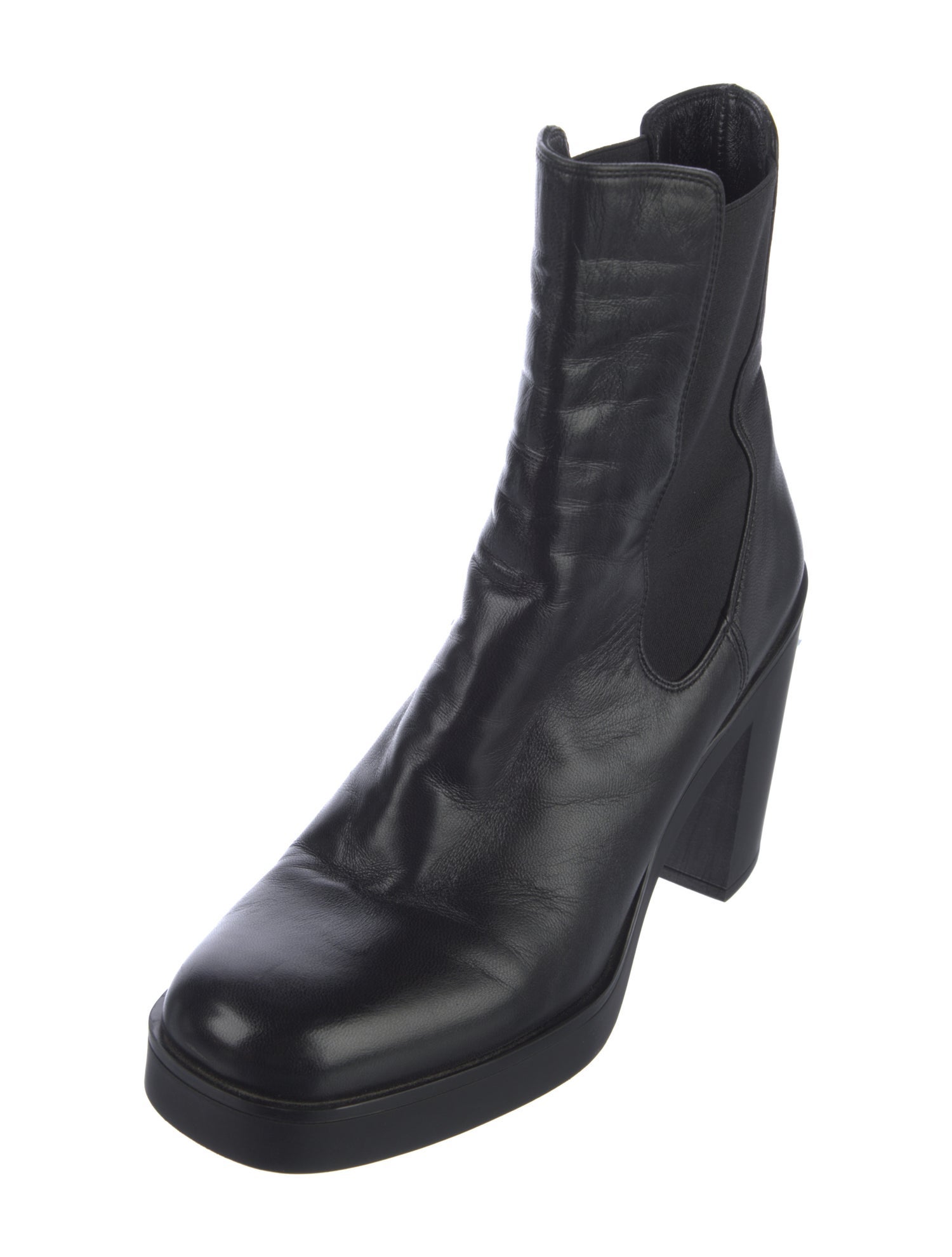 Stuart Weitzman Leather Chelsea Boots