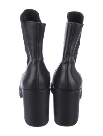 Stuart Weitzman Leather Chelsea Boots