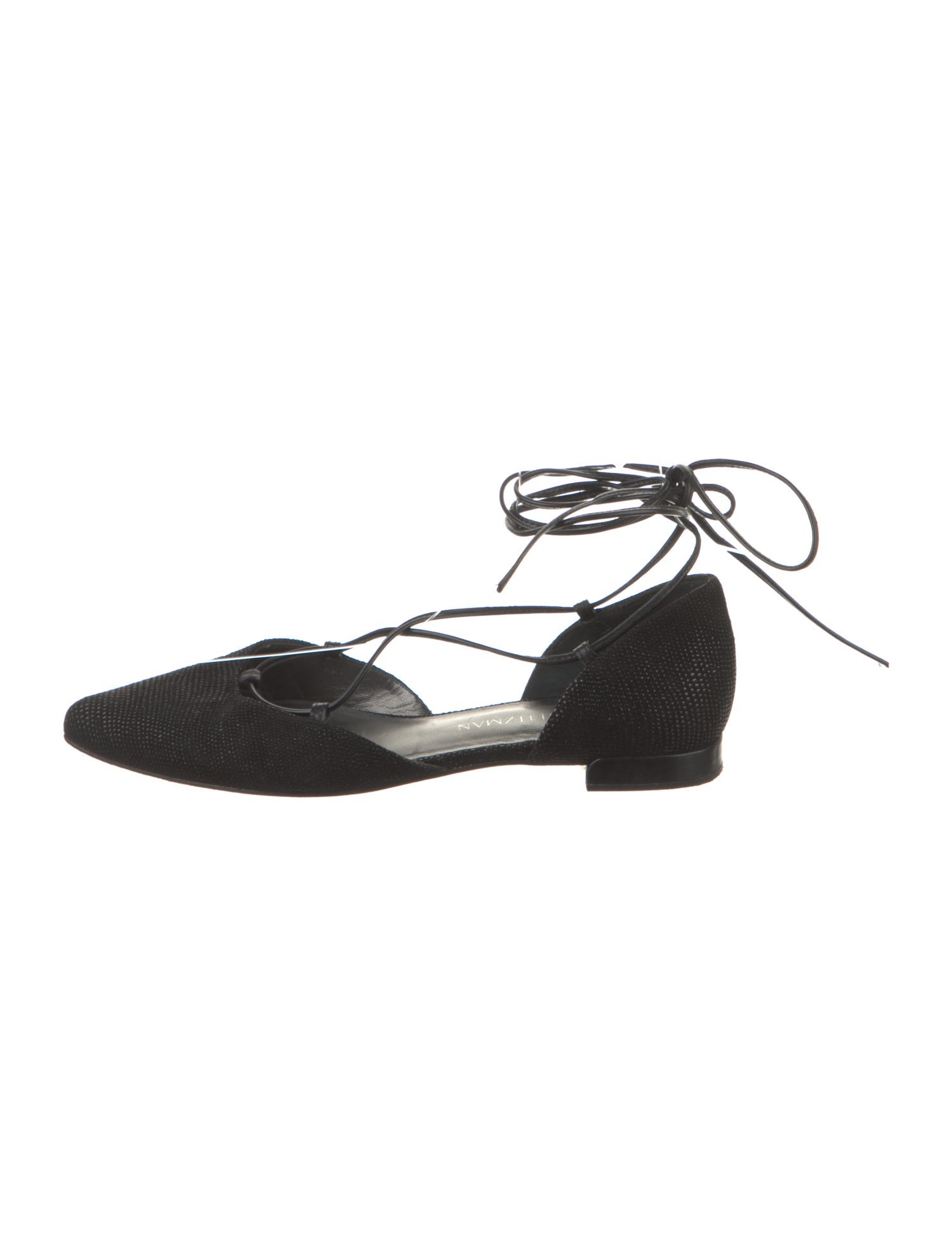 Stuart Weitzman Suede D'Orsay Flats