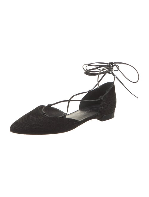 Stuart Weitzman Suede D'Orsay Flats