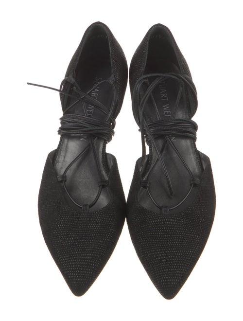 Stuart Weitzman Suede D'Orsay Flats