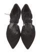Stuart Weitzman Suede D'Orsay Flats