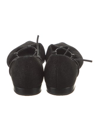 Stuart Weitzman Suede D'Orsay Flats