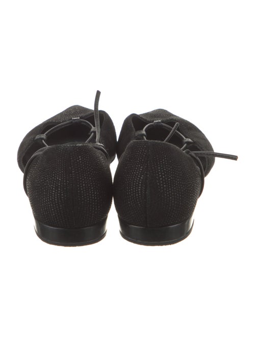 Stuart Weitzman Suede D'Orsay Flats