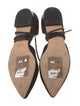 Stuart Weitzman Suede D'Orsay Flats