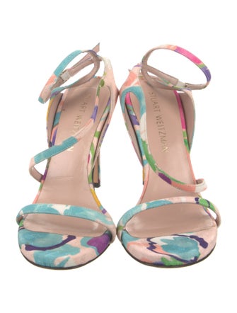 Stuart Weitzman Printed Sandals