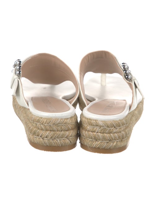 Stuart Weitzman Leather Espadrilles