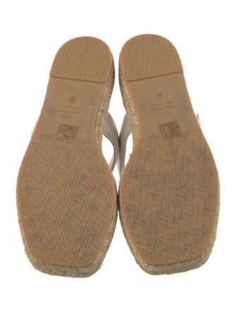Stuart Weitzman Leather Espadrilles