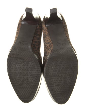 Stuart Weitzman Suede Animal Print Pumps