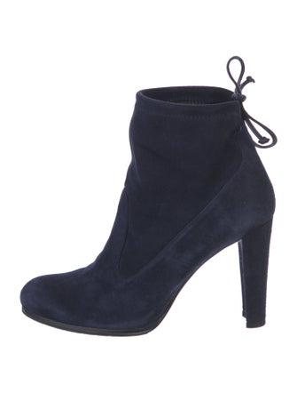 Stuart Weitzman Suede Lace-Up Boots