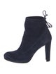 Stuart Weitzman Suede Lace-Up Boots