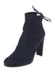 Stuart Weitzman Suede Lace-Up Boots