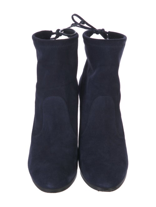 Stuart Weitzman Suede Lace-Up Boots