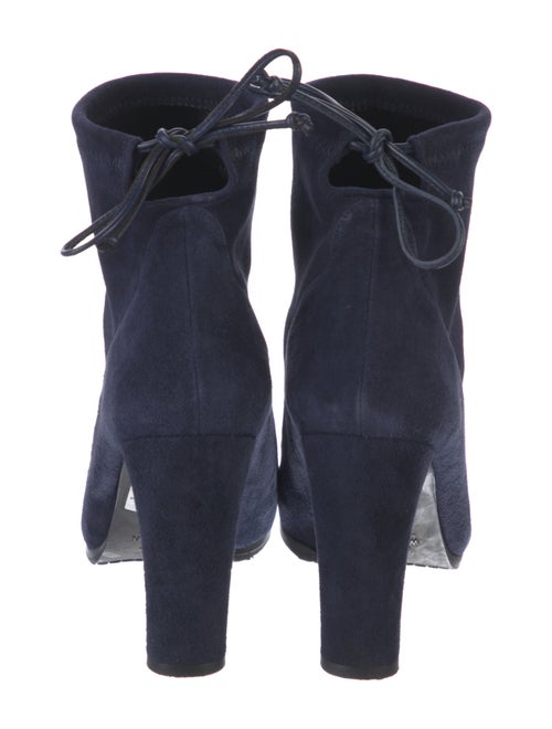 Stuart Weitzman Suede Lace-Up Boots