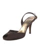 Stuart Weitzman Satin Slingback Sandals