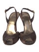 Stuart Weitzman Satin Slingback Sandals