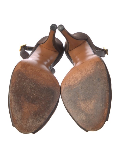 Stuart Weitzman Satin Slingback Sandals