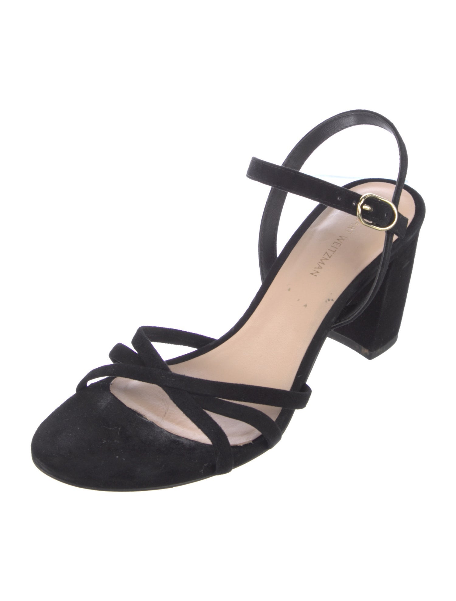 Stuart Weitzman Suede Slingback Sandals