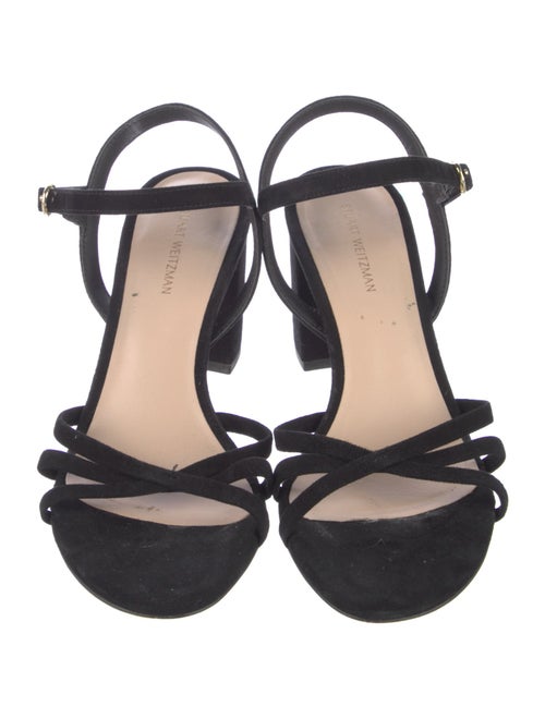 Stuart Weitzman Suede Slingback Sandals