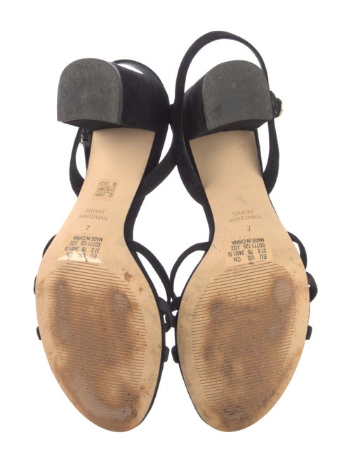 Stuart Weitzman Suede Slingback Sandals