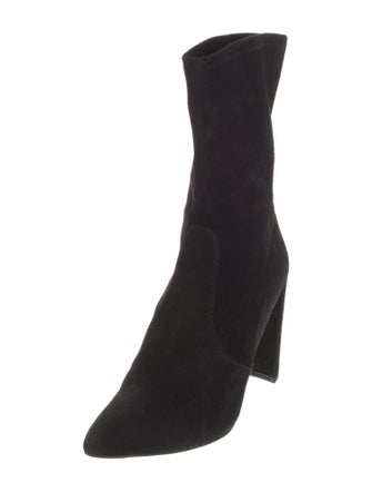 Stuart Weitzman Suede Sock Boots