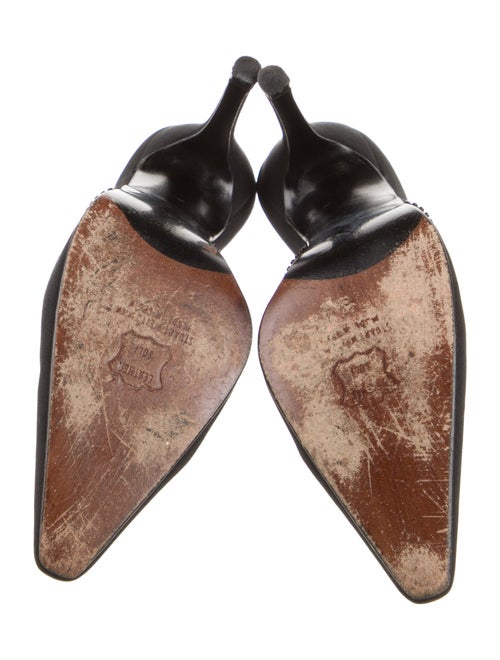 Stuart Weitzman Crystal Embellishments Mules