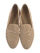 Stuart Weitzman Suede Studded Accents Loafers