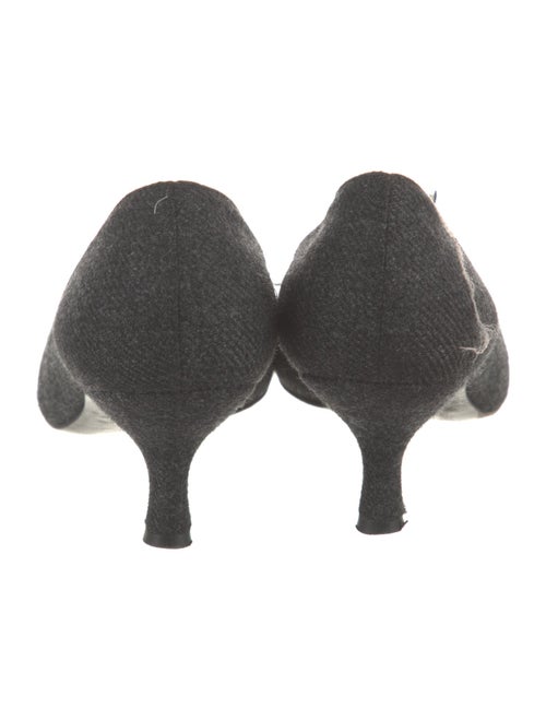 Stuart Weitzman Wool Bow Accents Pumps