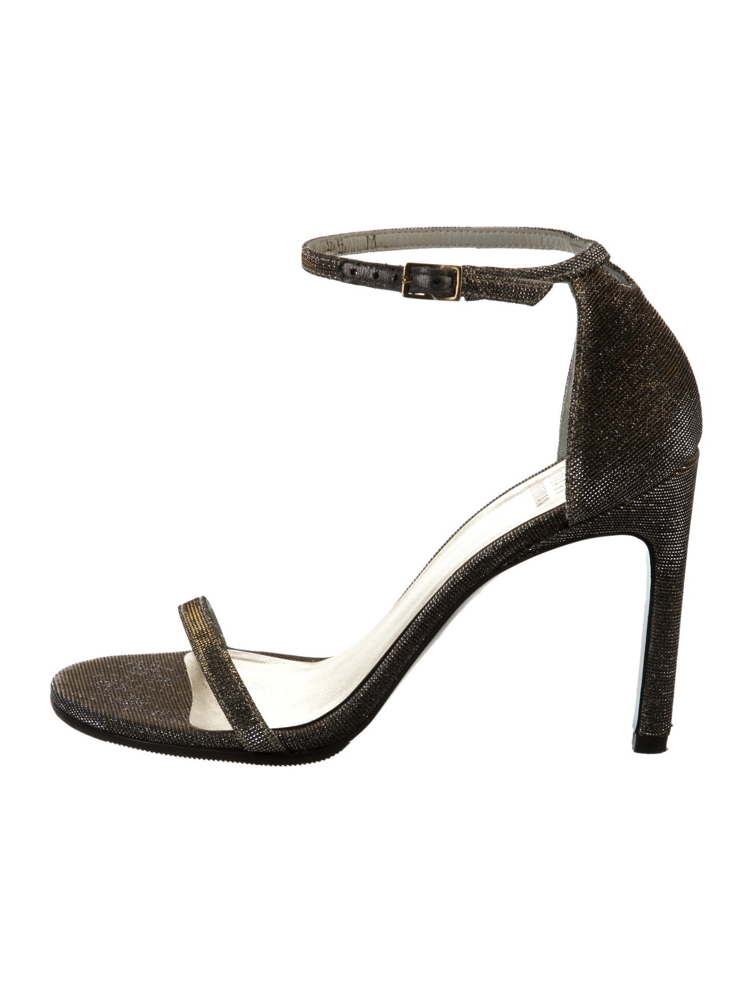 Stuart Weitzman Glitter Glitter Accents Sandals