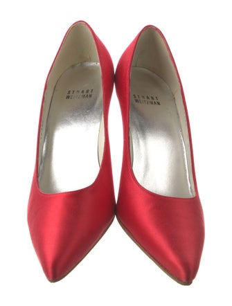 Stuart Weitzman Satin Pumps