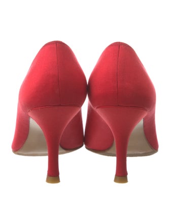 Stuart Weitzman Satin Pumps