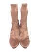 Stuart Weitzman Satin Sock Boots