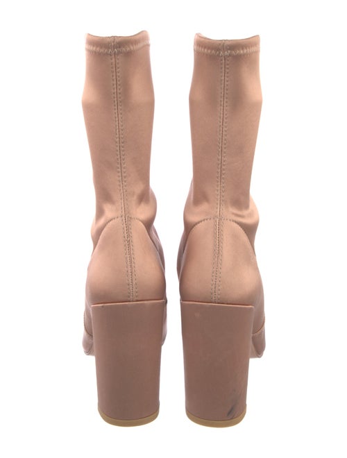 Stuart Weitzman Satin Sock Boots