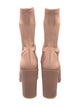 Stuart Weitzman Satin Sock Boots