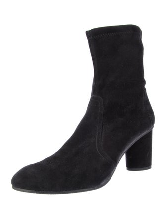 Stuart Weitzman Suede Sock Boots