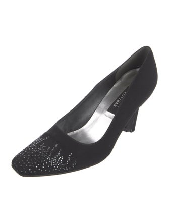 Stuart Weitzman Crystal Embellishments Pumps
