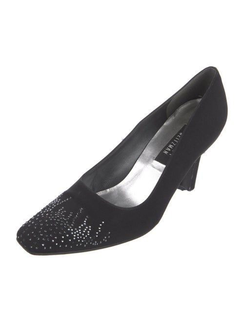 Stuart Weitzman Crystal Embellishments Pumps
